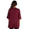 24seven Comfort Apparel Women's Open Front Cardigan - 3 of 4
