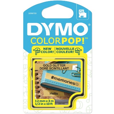 DYMO ColorPop! Label Tape Cassette Gold Glitter