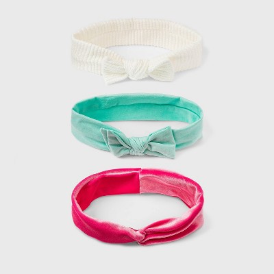 Toddler Girls' 3pk Textured Soft Headband Set - Cat & Jack™