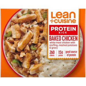 Lean Cuisine Protein Kick Baked Chicken Frozen Meal - 8.625oz - 1 of 4