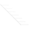 vidaXL Wall-mounted Wine Rack for 7 Bottles White Metal - 4 of 4
