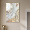 Art Remedy White Gold Boho Neutral Abstract Wall Art Framed - 2 of 4