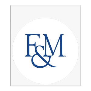 Franklin  Marshall College Secondary Logo Automotive Car Window Locker Circle Bumper Sticker - 1 of 4