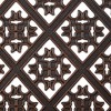 Design Imports  Brown Painted Diamond Lattice Grid Rubber Doormat - 4 of 4