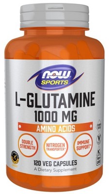 Glutamine 1000mg by Now Foods  -  120 Capsule