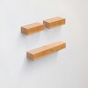 AZL1 Life Concept Bookshelf Floating Wall Shelf Wall Mounted Wood Shelves Hanging Wall Decor Home Room Coffee Shop, Beige, 23.62"*5.31"*1.97" - 4 of 4