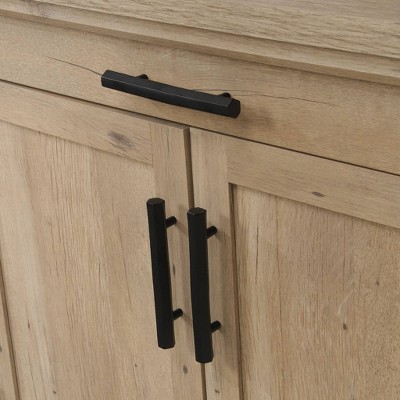 Prime Oak 36'' Adjustable Shelving Freestanding Library Cabinet