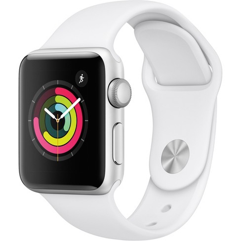 Apple Watch Series 3 Gps 38mm Silver Aluminum Case With Sport Band