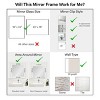 Amanti Art Mirror Makeover Bathroom Mirror Frame Border Kit - Fully Assembled Peel and Stick Frame - Mirror NOT Included - Parlor Trim - 3 of 4