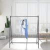 YIYIBYUS Black Metal Clothes Rack Freestanding Garment Display Stand 47 in. W x 55 in. H - 3 of 4