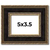 PosterPalooza | Photo Size Ornate Brown Picture Frame - UV Acrylic, Foam Board Backing, Hanging Hardware - 2 of 4
