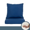 ARTPLAN Indoor/Outdoor All Weather Chair Cushions Set Deep Seat Back Pillows Outdoor Cushions for Patio Furniture - 3 of 4