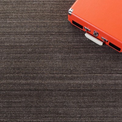 Charcoal Hand-Knotted Wool Rectangular Area Rug 4' x 6'