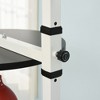 VisioGear Punching Bags 2 in 1 Punching Bag Stand, Adjustable Height Heavy Bag Stand with Weighted Base and Speed Bag, White, 45.30"*61.50"*88.30" - 3 of 4