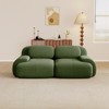 Aukfa Modular Corduroy Sectional Sofa with Ergonomic Support - Pet Friendly, Easy Assembly, Non-Slip Base Design - 2 of 4
