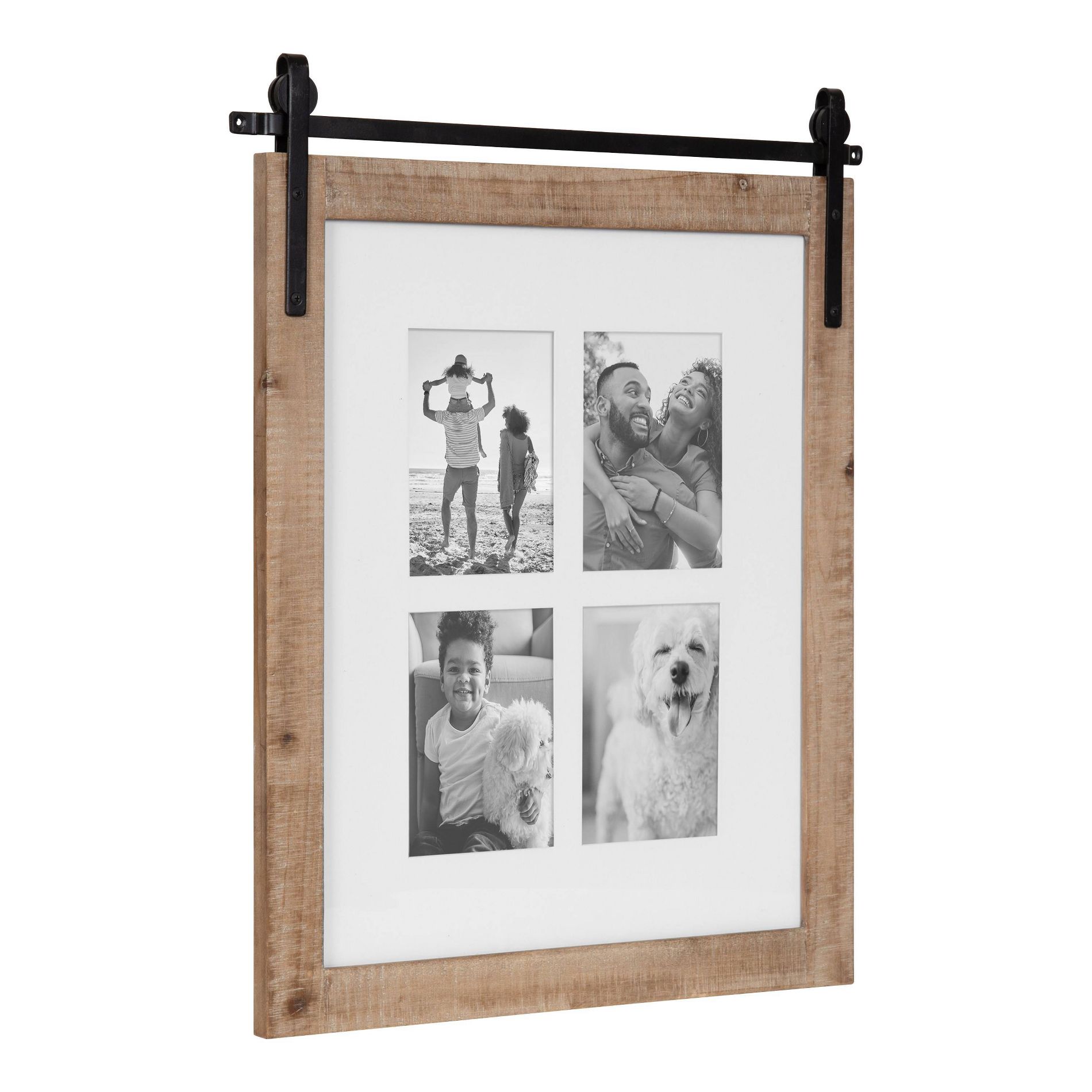 Kate & Laurel All Things Decor 16"X20" Cates Wood Picture Frame Rustic Brown