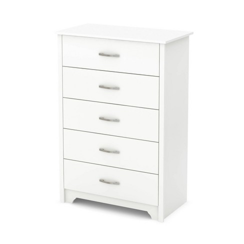 Fusion 5 Drawer Chest South S, Fusion Black And Gray Dresser