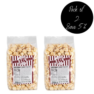 HR Poppin' Snacks 8 oz Birthday Cake Popcorn - Pack of 2