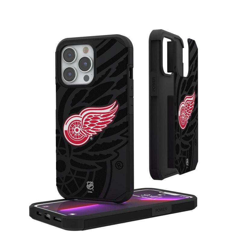 Keyscaper Detroit Red Wings Monocolor Tilt Rugged Phone Case, 1 of 2