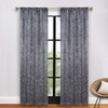 Modern Bohemian Leaves Room Darkening Semi-Blackout Curtains, Set of 2 by Blue Nile Mills - 2 of 4