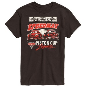 Men's - Cars - Thunder Hollow Speedway Piston Cup Legends Short Sleeve Graphic T-Shirt - 1 of 4