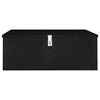 vidaXL Storage Box Black 39.4 in.x21.7 in.x14.6 in. Aluminum - 2 of 4