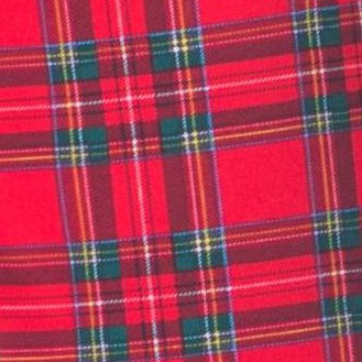 red plaid