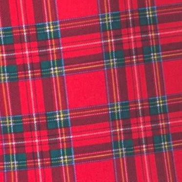 red plaid