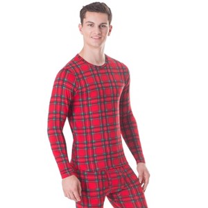 Rocky Men's Thermal Tops Base Layer Fleece Lined Top Long John Underwear Shirt, Tagless, Insulated For Outdoor Ski Warmth / Extreme Cold Pajamas - 1 of 3