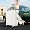20"/24"/28" 3 pcs/set in ABS Spinner Wheel Luggage, Carry on Suitcase, Durable & Waterproof, Matching Color, TSA Combination Lock - 3 of 4