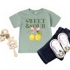 The Juniper Shop Sweet & Sour Lemon Toddler Short Sleeve Tee - 2 of 4
