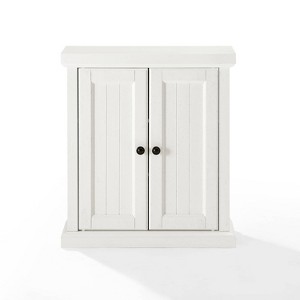 Crosley Seaside Wall Mounted Storage Cabinet White - 1 of 4