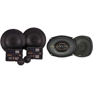 Kicker 51KSS504 KS-Series 5.25" Component system with 1" tweeters  w/ 51KSC69304 6x9" 3 Way Coaxial Bundle - 1 of 4