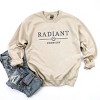 Simply Sage Market S.W.Smiley Embroidered Radiant Smiley Outline Sweatshirt - 3 of 4
