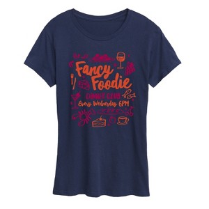 Women's - Instant Message - Fancy Foodie Short Sleeve Graphic T-Shirt - 1 of 4