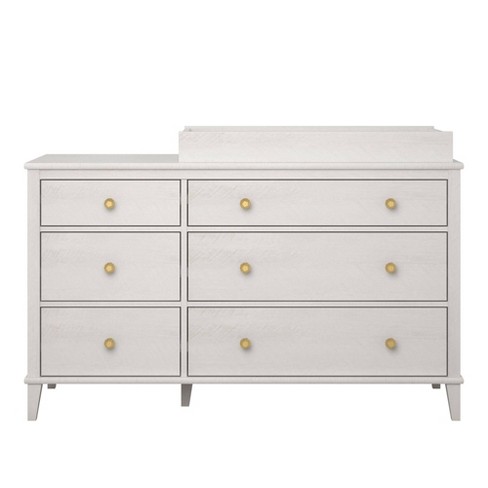 Monarch Hill Poppy 6 Drawer Changing Table Off White Little