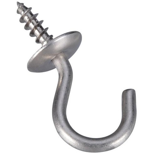 National Hardware Silver Stainless Steel Cup Hook 4 pk (Case of 5) - image 1 of 1