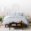 Little Arrow Design Co Nordic Winter Blue Duvet Cover Set Blue - Deny Designs - 2 of 4