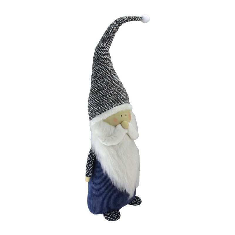 Northlight 27.5" Blue and Gray Standing Santa Gnome Tabletop Decor, 2 of 5