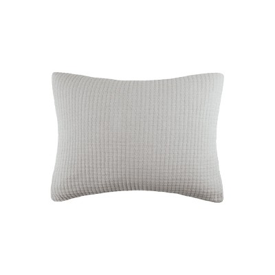 EY Essentials 20" x 26" Lida Ash Cotton Standard Sham - Machine Washable