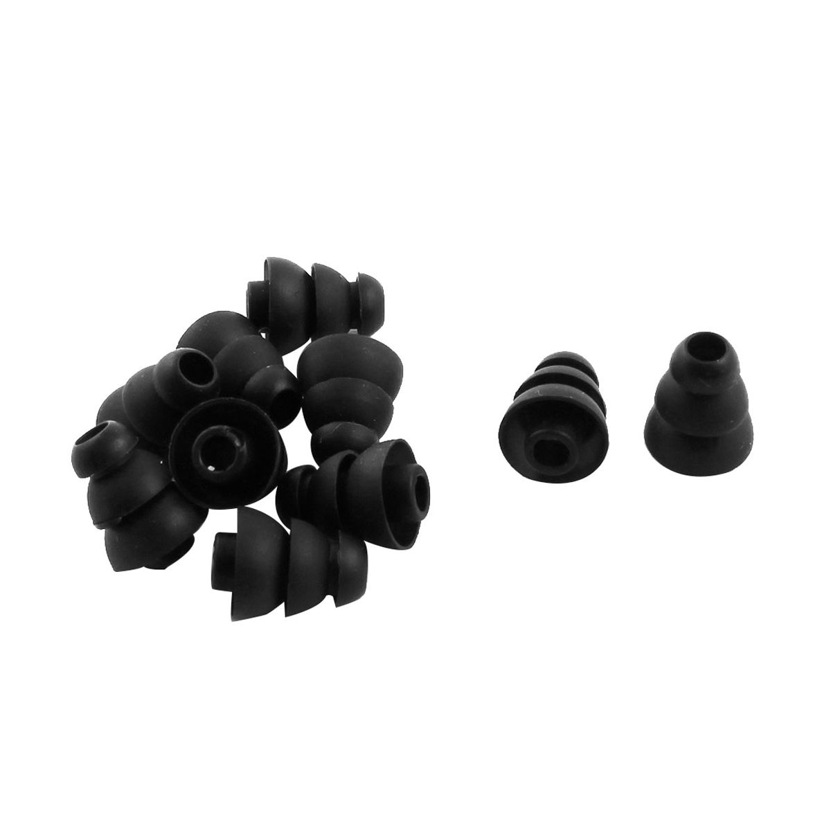 Unique Bargains Sponge Soft Durable Washable Earbud 4mm Dia 10 Pcs