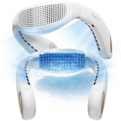 TORRAS COOLiFY® Air Instant Cooling and Heat Therapy Ultra-Light Neck Air Conditioner Bladeless Portable Neck Fan