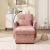 Lyngins Modern Chenille Chaise Lounge Recliner Chair with Phone Stand & Storage,Leisure Sofa Chair for Living Room,Bedroom - 3 of 4