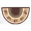 Earth Rugs Pinecone Printed Slice Tread – 18"x29" Nature-Inspired Decorative - 2 of 3