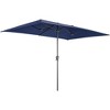 Sonkuki 11x7Ft Double-Sided Patio Umbrella with Large Canopy Outdoor Table Umbrella for Garden, deck and pool - 2 of 4