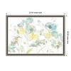 Amanti Art Aqua Roses Shadows by Danhui Nai Canvas Wall Art Print Framed 23-in. x 16-in. - 4 of 4
