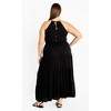 Women's Plus Size Stacey Maxi Dress - black | CITY CHIC - image 3 of 4