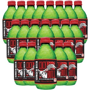 Cock n Bull Ginger Beer 10oz Soda Bottles - Ideal Mixer for Cocktails, Mocktails, and Bartenders - Premium Quality for Perfect Mixed Drinks - Refreshing Flavor Profile- Made In USA - 1 of 3