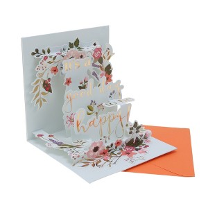 Unique Bargains Greeting Card Assorted Color 7.7"x5.7"x0.4" 1 Pc - 1 of 3