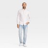 Men's Long Sleeve Poplin Shirt - Goodfellow & Co™ Pink - 3 of 3